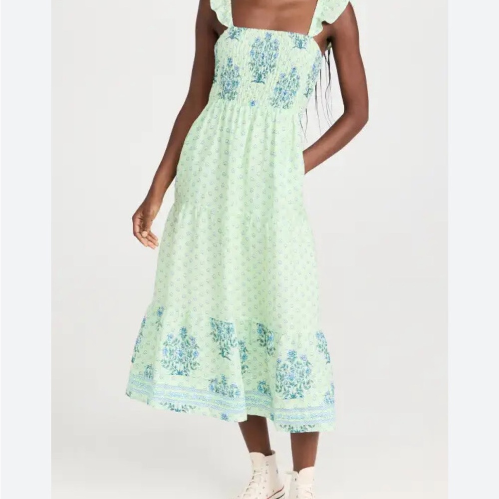 Roller Rabbit Green and Blue Smocked Dress